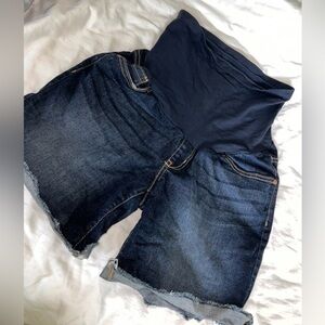 Indigo blue xs maternity shorts postpartum SALE